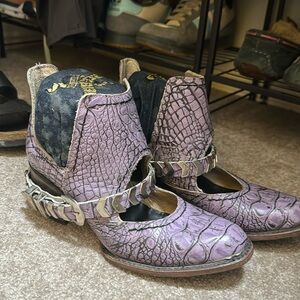 Purple Free Bird Booties